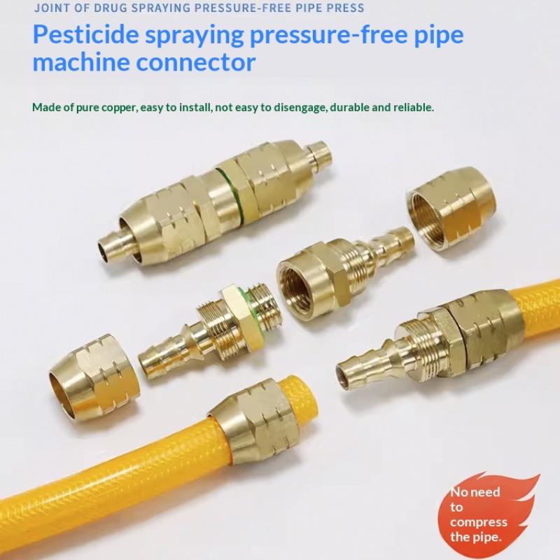 Farming Pipe For Agriculture - 1개/세트 고압 워터 호스 어댑터 구리