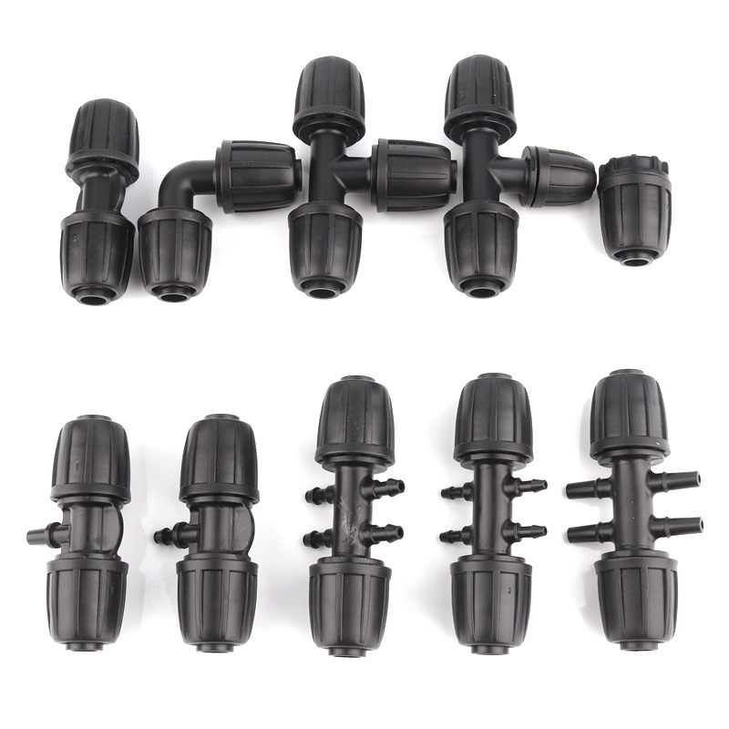 2pcs 새로운 16mm LDPE 파이프 커넥터 잠금  - Farming Pipe For Agriculture 리뷰 및 가격