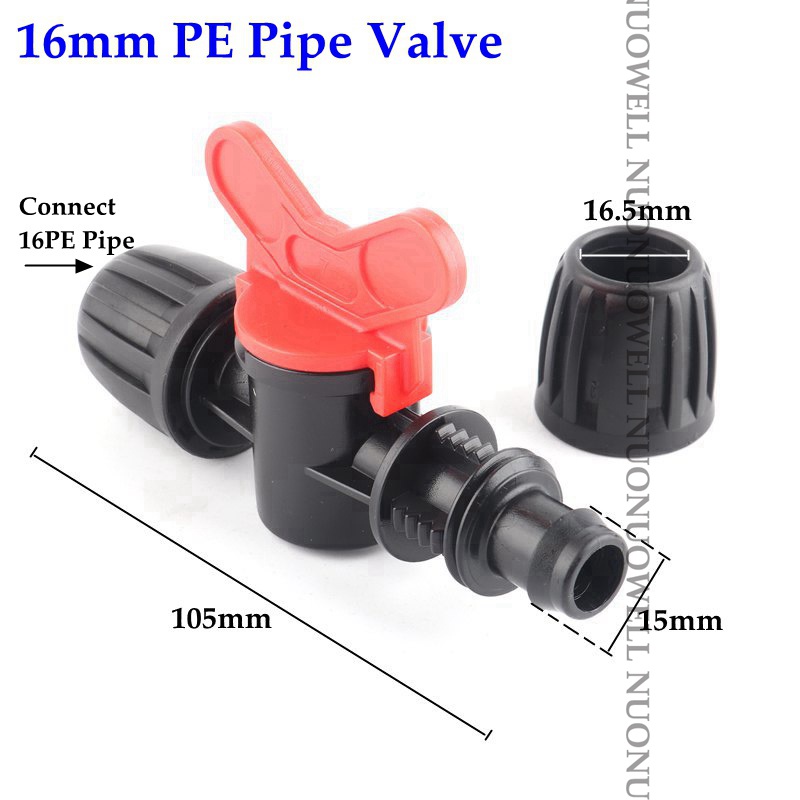 2pcs 새로운 16mm LDPE 파이프 커넥터 잠금  - Farming Pipe For Agriculture 리뷰 및 가격