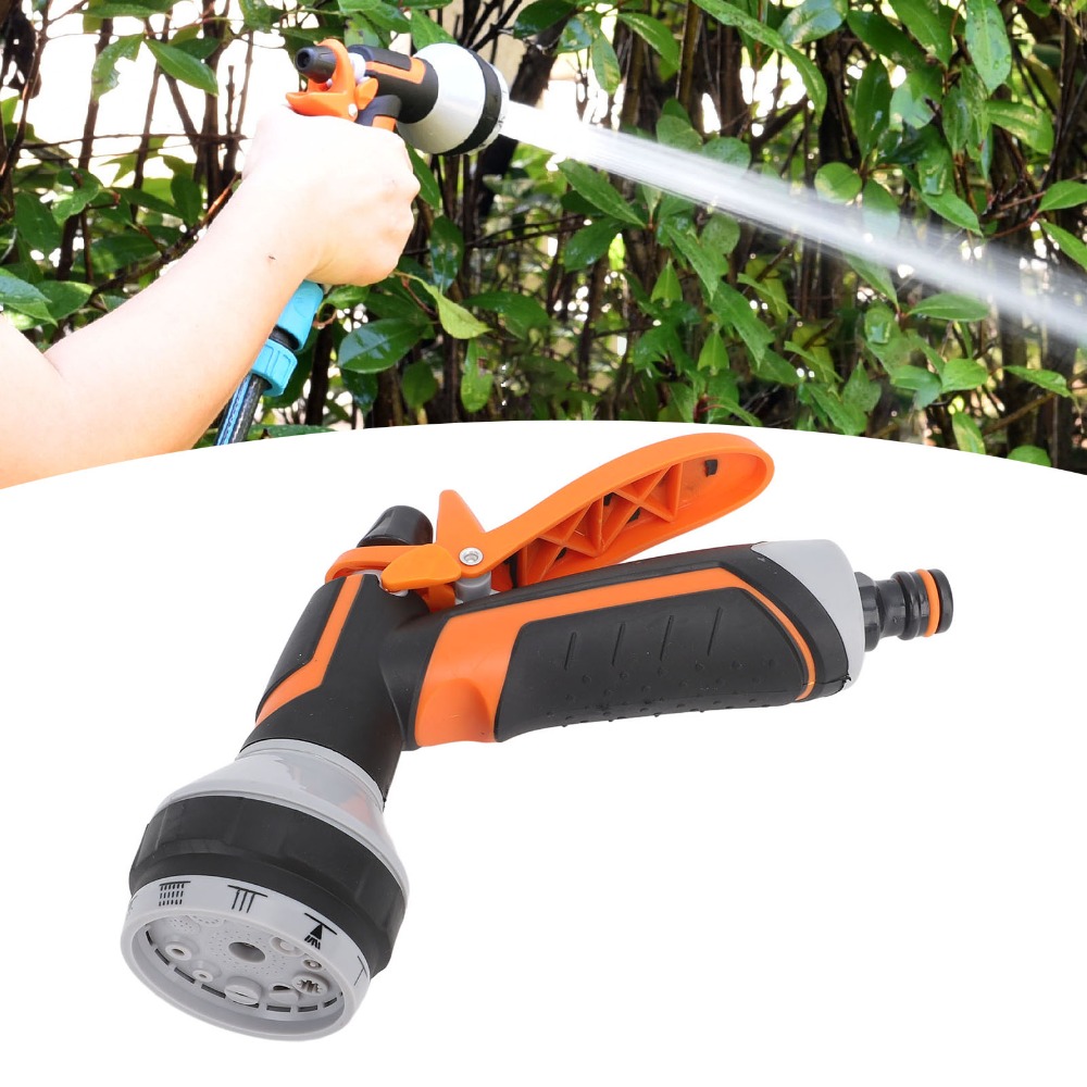 ABS, 고무 정원 호스 노즐 검정색 및 주황색 조절  - Gardena Hose Comfort 리뷰 및 가격