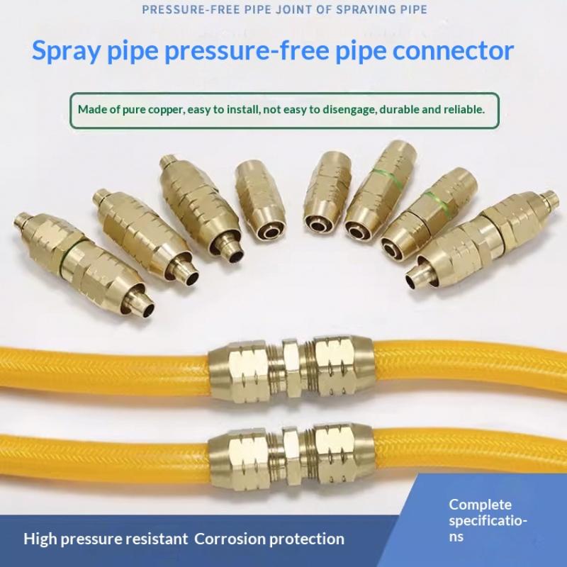 1개/세트 고압 워터 호스 어댑터 구리 퀵 커넥트 조인 - Farming Pipe For Agriculture 리뷰 및 가격