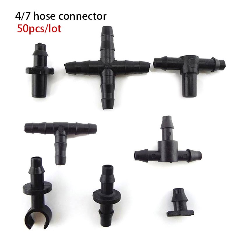 50개 정원용 점적 관개 연결 부품 4/7mm 호스 바 - Irrigation Drip Tape 리뷰 및 가격