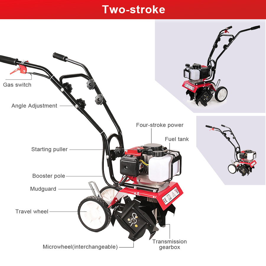 텅풀 휘발유 마이크로 경운기 미니 다기능 로터리 경운기 - Agriculture Farming Equipments 리뷰 및 가격