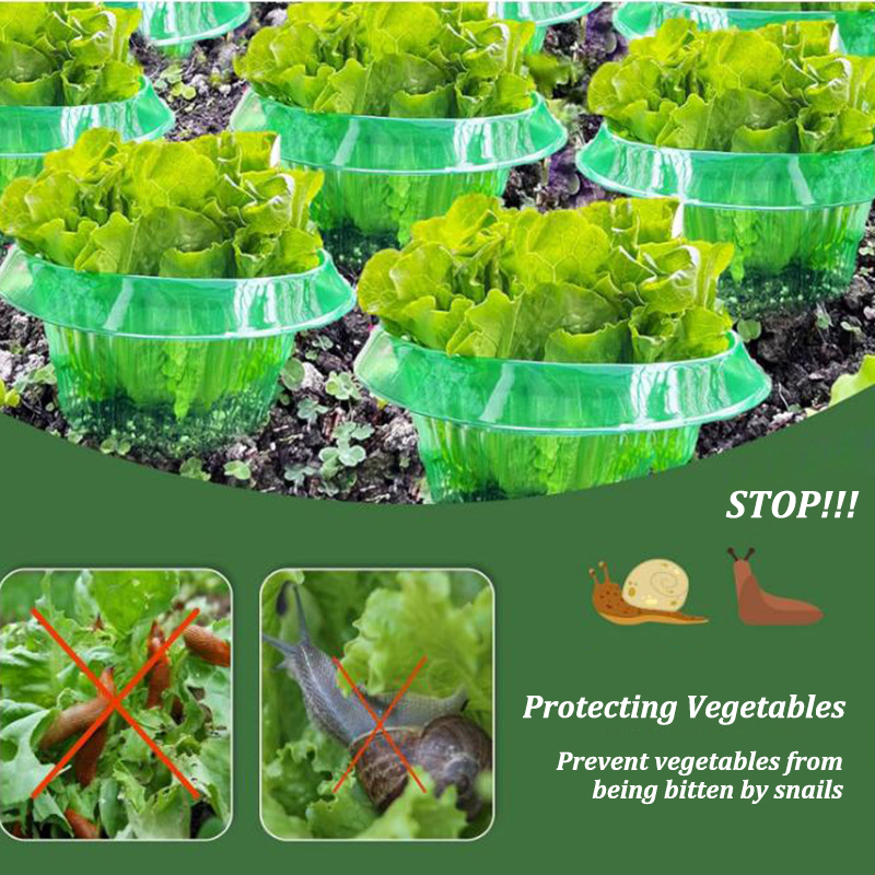 5-25Pcs 식물 슬러그 보호 반지 녹색 화분 꽃 냄 - Vegetable Transplanter 리뷰 및 가격