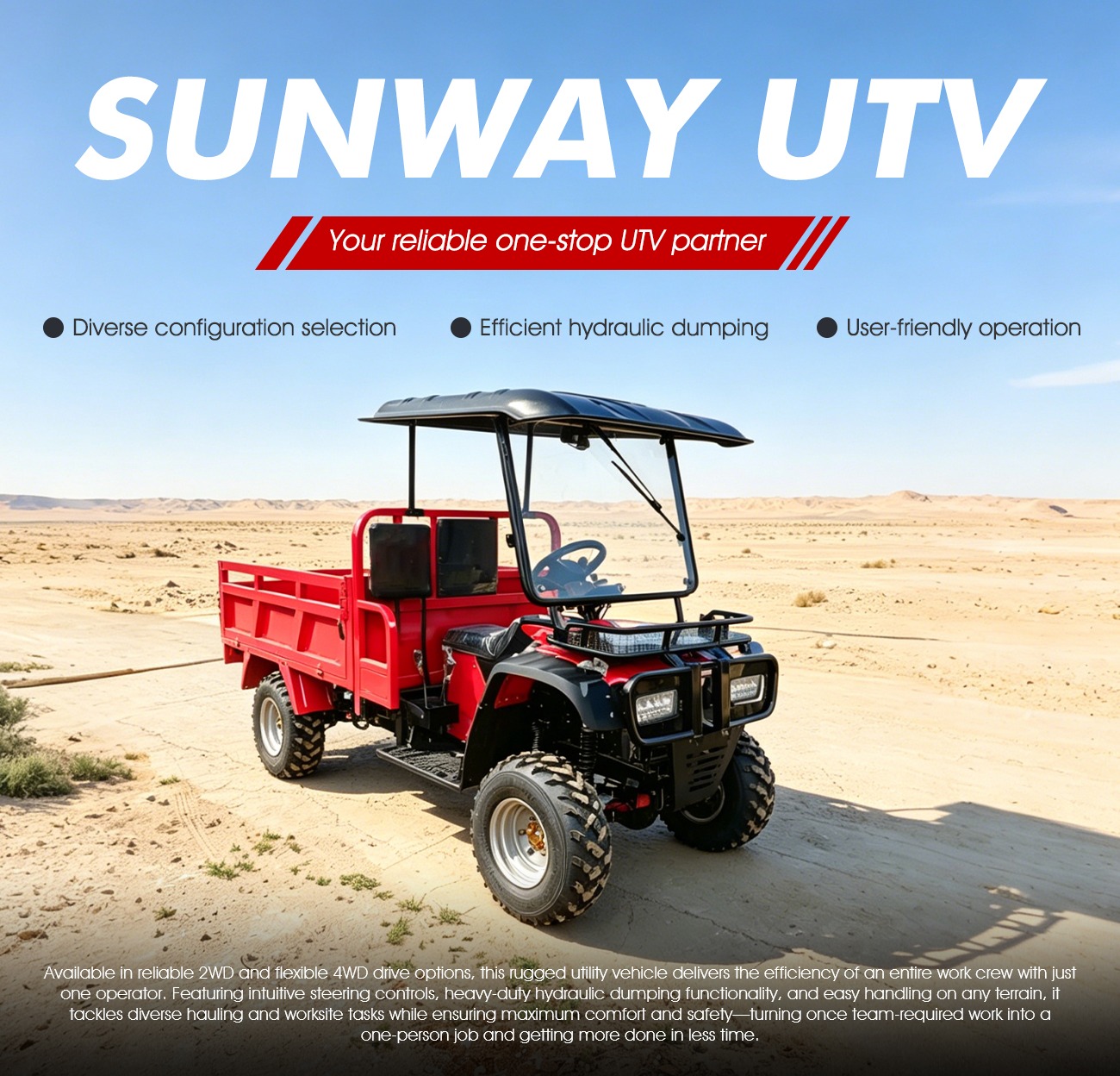 고급 400cc 농업용 유틸리티 차량 4x4 농장 운송 - Agriculture Farming Vehicles 리뷰 및 가격