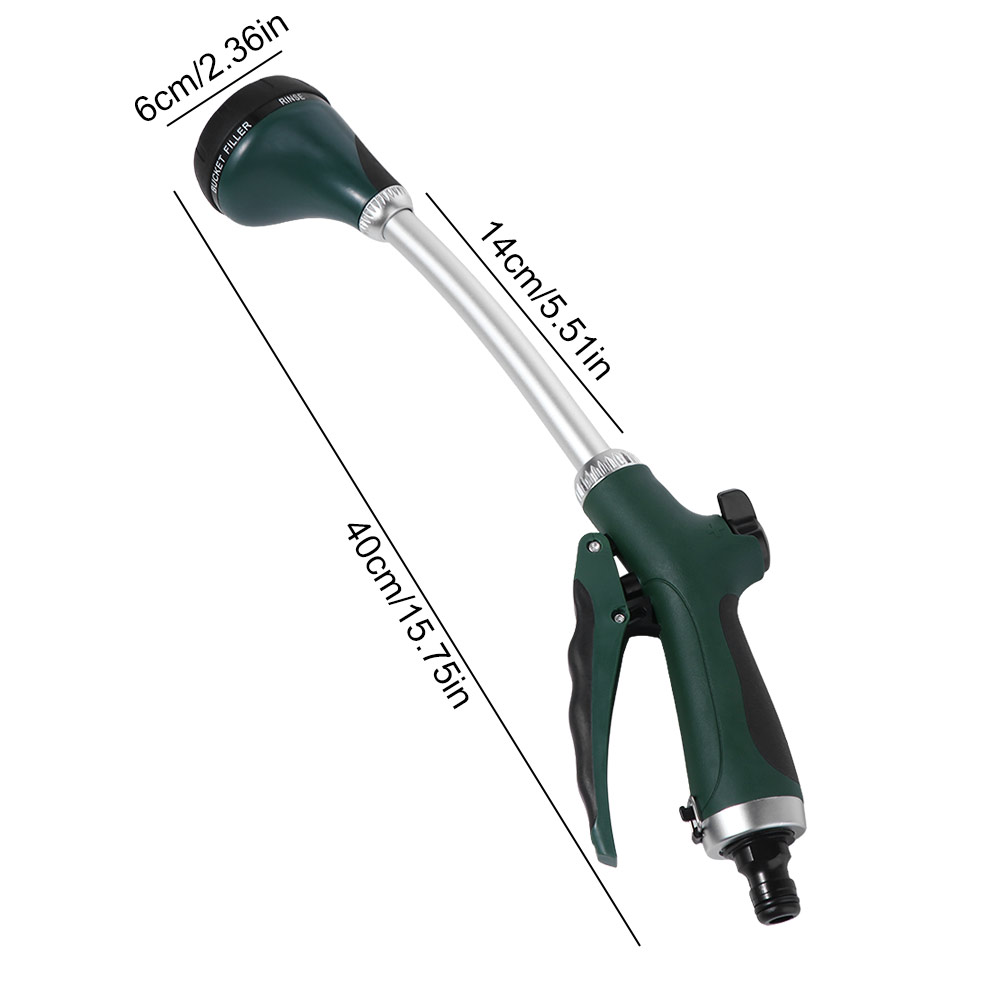 긴 손잡이 정원용 호스 스프레이 샤워헤드 5가지 분사  - Gardena Hose Comfort 리뷰 및 가격